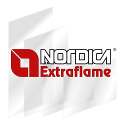 Vitre de remplacement pour poêles LA NORDICA